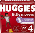 Huggies Size 4 Diapers, Little Movers Baby Diapers, Size 4, Packaging May Vary by Huggies%C2%AE