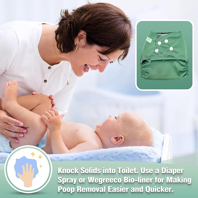 wegreeco Cloth Diapers 6 Pack - Image 7