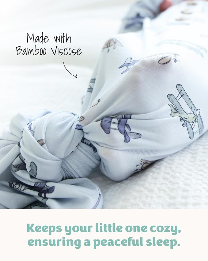 Caden Lane Newborn Knotted Gown - Image 4