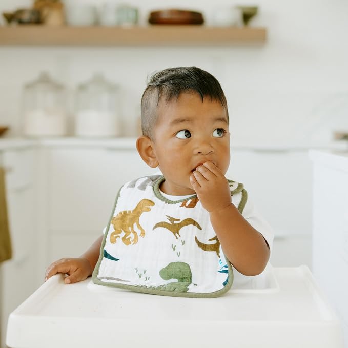 Little Unicorn Premium Classic Bib 3 pack | Adjustable as baby grows | Soft - Image 7
