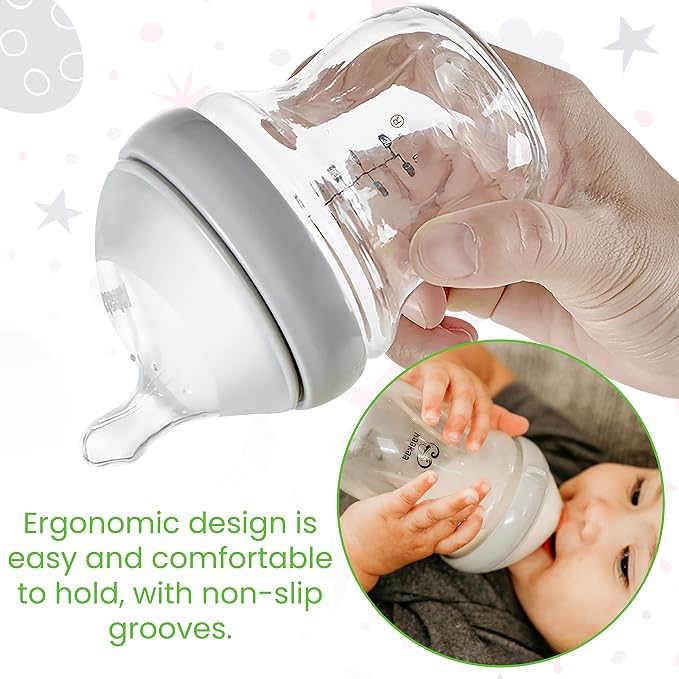Haakaa Generation 3 Glass Baby Bottle 6 oz/160 ml, 1 PK - Image 5