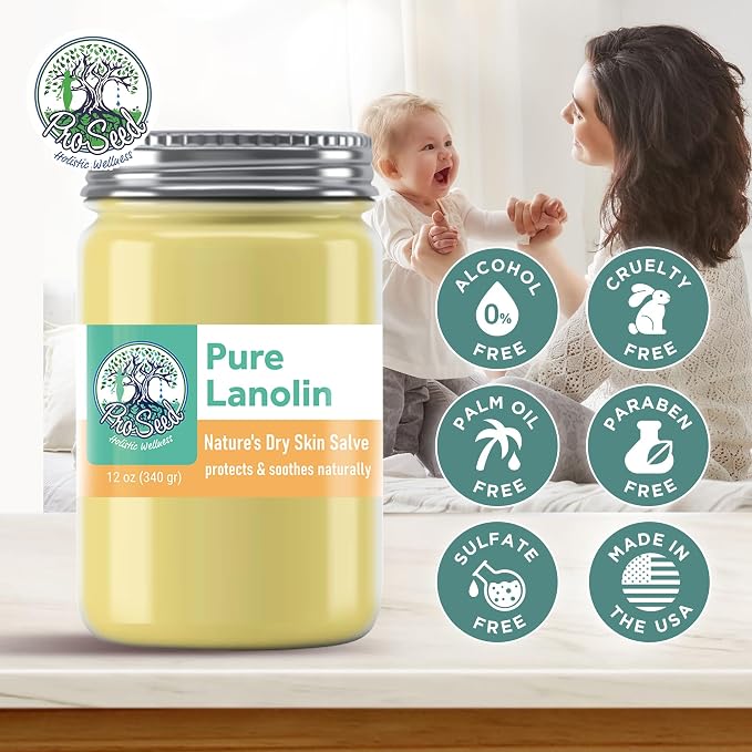 ProSeed Handmade Pure Lanolin Cream – Unrefined Balm - Image 3