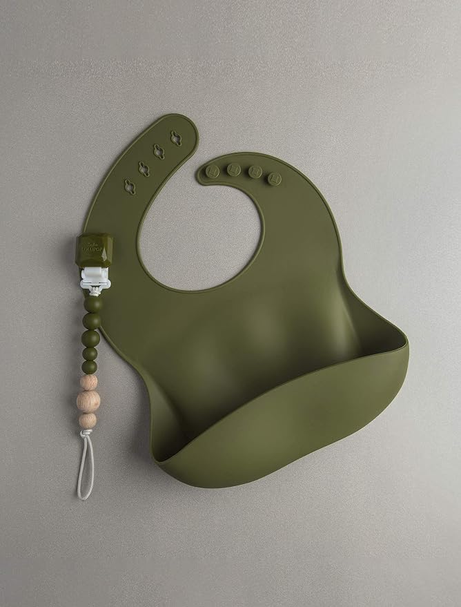 Loulou Lollipop Soft, Waterproof Silicone Feeding Bib - Image 9