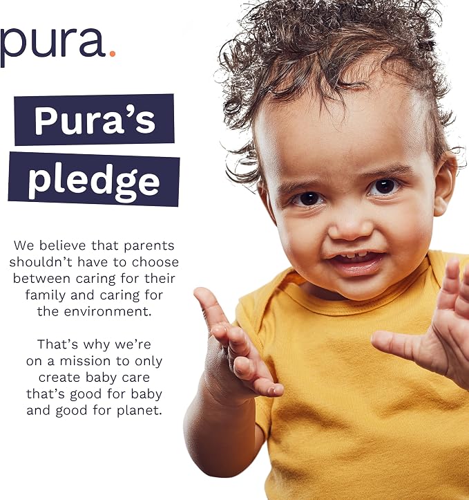 Pura Size 7 Eco-Friendly Diapers Totally Chlorine Free Hypoallergenic, Soft - Image 10