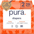 Pura Hypoallergenic Diapers, Size 2 Totally Chlorine Free, Wetness Indicator by MyPura