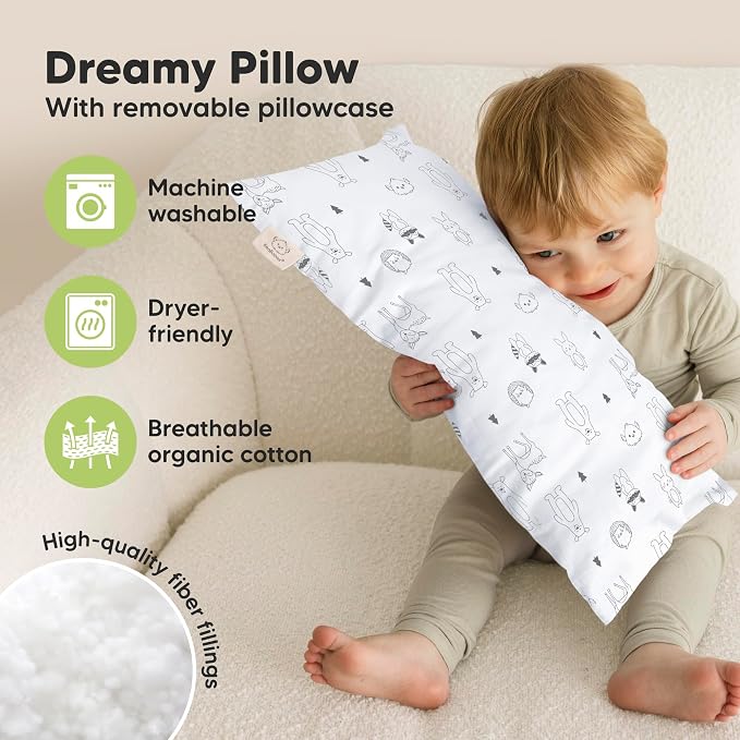 Toddler Pillow with Pillowcase - Image 4