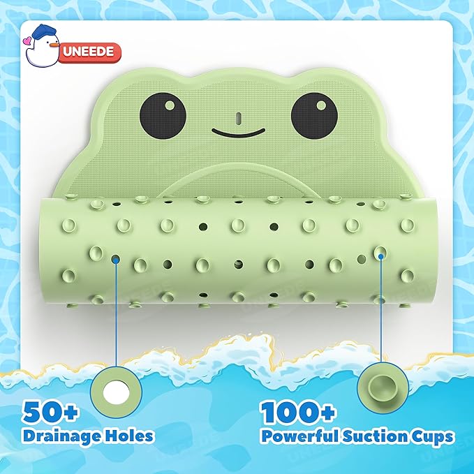 UNEEDE Kids Bathtub Mat Non Slip Shower Mat - Image 3