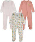 HUGGIES unisex-baby 3-pack Footed Coverall Pajamas by Huggies%C2%AE