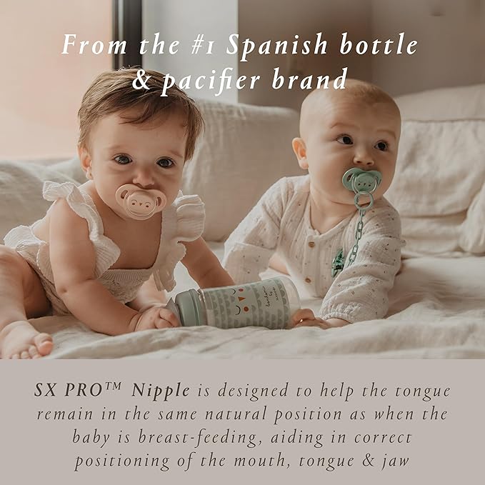 Suavinex Bonhomia SX PRO Physiological Pacifier, Supports Breastfeeding Babies - Image 2
