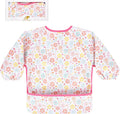 Long Sleeve Baby Bib For Eating Feeding Mess Proof Waterproof Food Smock Bibs by BebeFavour