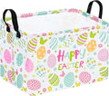 Easter Gift Basket Eggs Storage Basket Kids Toys Storage Basket Organizer Box by Unknown