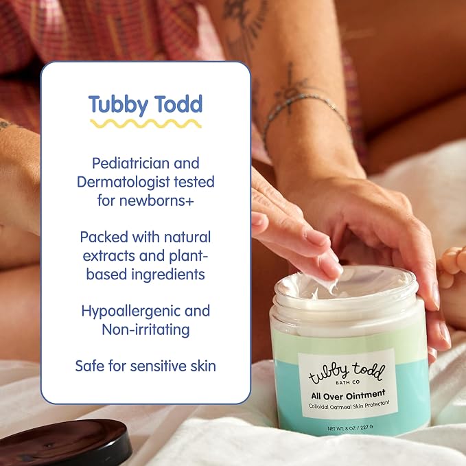 TUBBY TODD Essentials Baby Bath Gift Set – 8.5oz Hair+Body Wash, 8.5oz Bubble - Image 5