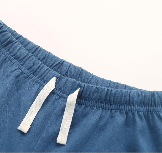 GFQLONG 4 Pack Toddler Boys and Girls Cotton Pants Lightweight Trousers - Image 3