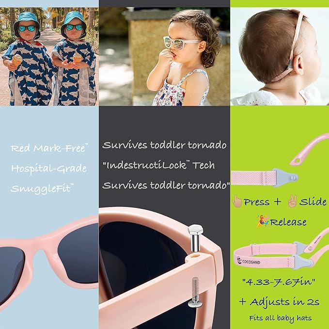 COCOSAND Flexible Baby Sunglasses - Image 6