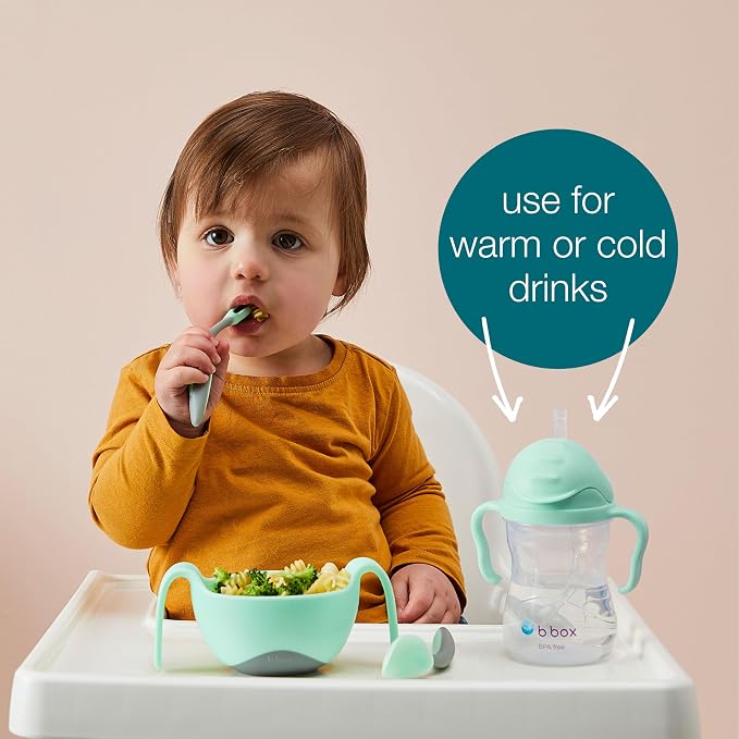 b.box Sippy Cup with Weighted Straw. Leak Proof, Easy Grip. BPA Free & - Image 5