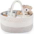 Maliton Baby Diaper Caddy Organizer, Cotton Rope Diaper Caddy Basket, Large by Maliton