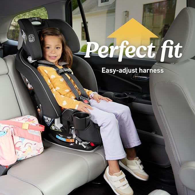 Graco Slimfit 3-in-1 Convertible Car Seat, Space Saving Design, Forward & - Image 6
