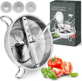Ergonomic Food Mill Stainless Steel by TheHungryArtisan