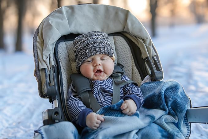 Funky Junque Baby Winter Hat – Cute Newborn Hats, Cozy Warm Infant Beanie - Image 2