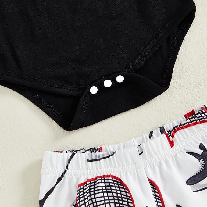 Baby Boy Hockey Outfit New Player in Town Long Sleeve Romper Long Pants Hat Set - Image 6