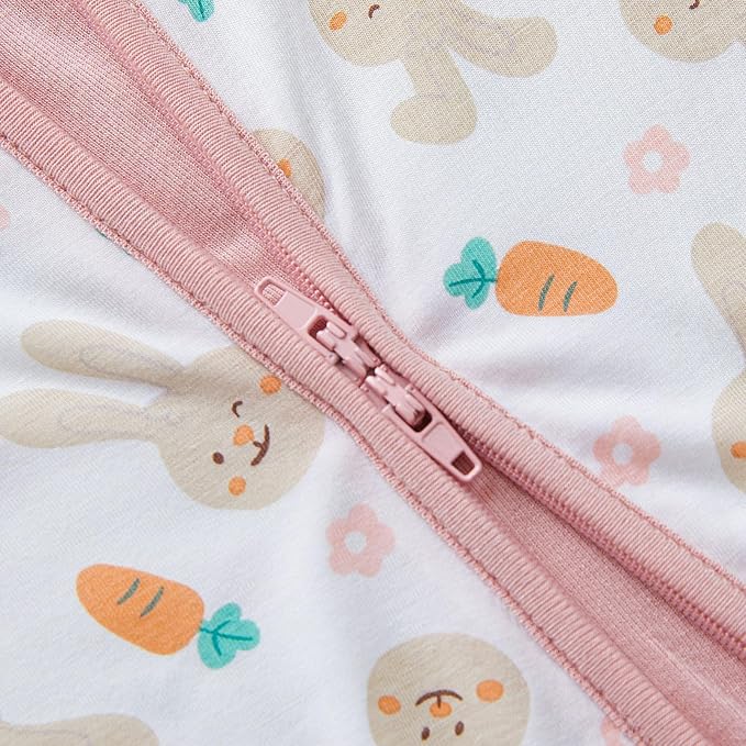 pureborn Baby Infant Boys Girls Sleeper Snug Fit Viscose from Bamboo Pajamas - Image 6