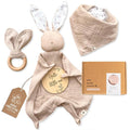 Mikito Organic Cotton Newborn Gift Box, Unisex Baby Gift Set incl. Muslin Lovey by Mikito