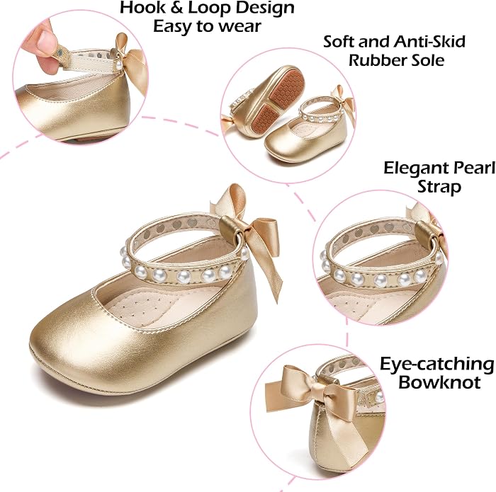 Baby Girls Mary Jane Flats - Image 5