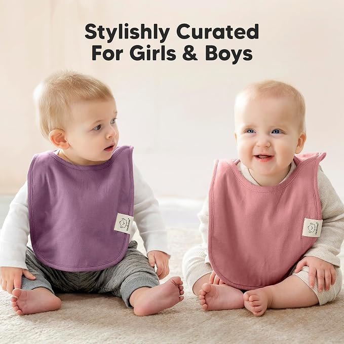 8-Pack Baby Bibs for Boys, Girls - Image 7