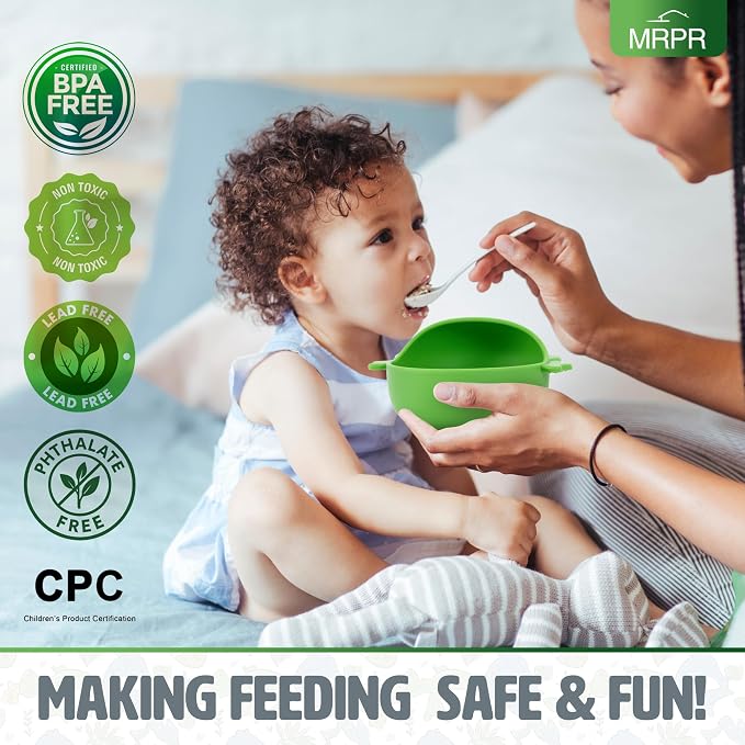 MRPR Hop & Snack Silicone Frog Bowl – Silicone Suction Bowl - Image 2