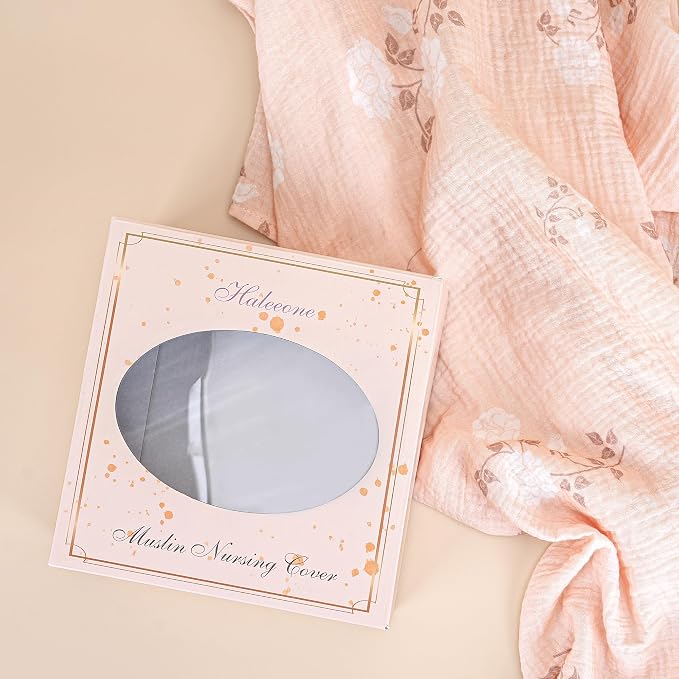 2 Pack Muslin Cotton Nursing Cover - Image 4