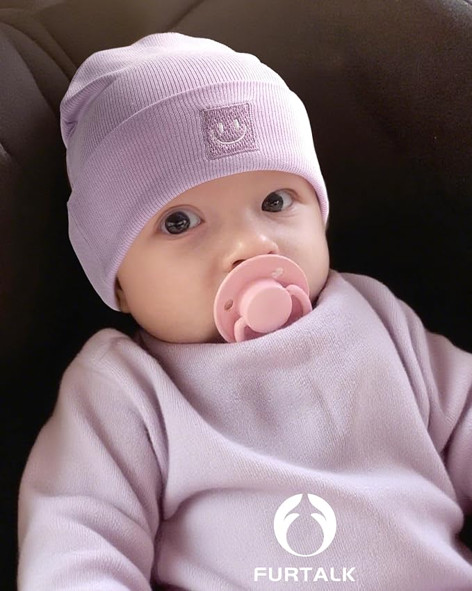 FURTALK Baby Newborn Hats Set Soft Infant Beanie Boys Girls Caps - Image 3