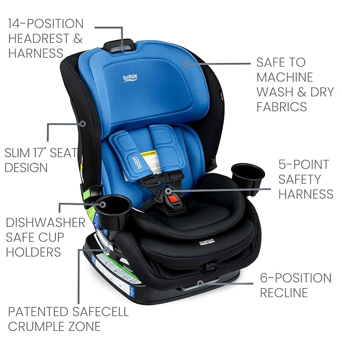Britax Poplar Convertible Car Seat, 2-in-1 Car Seat - Image 3