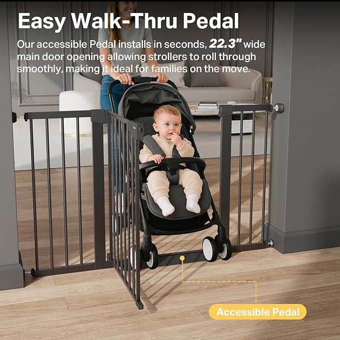 Cumbor 29.7"–51.5" Extra Wide Baby Gate - Image 8