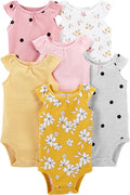Simple Joys by Carter's Baby Girls' 6-Pack Sleeveless Bodysuit by SimpleJoysbyCarters