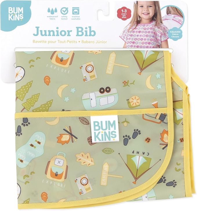 Bumkins Bibs - Toddler Bibs, Waterproof, Large - Image 6