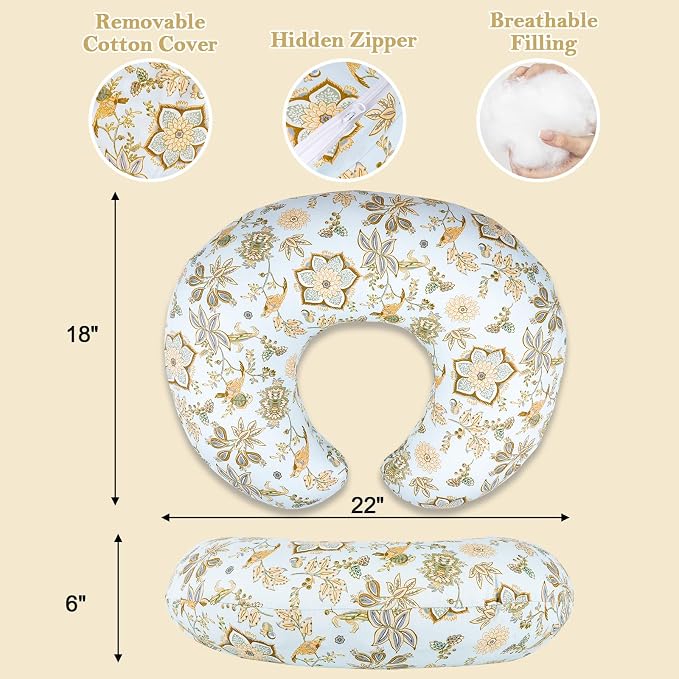 Nursing Pillow & Breastfeeding Pillow – Ergonomic C-Shape - Image 4
