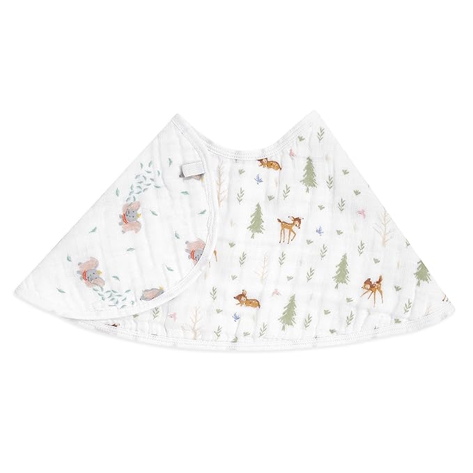 aden + anais Essentials Disney Baby Burpy Baby Bib, 100% Cotton Muslin by adenanais