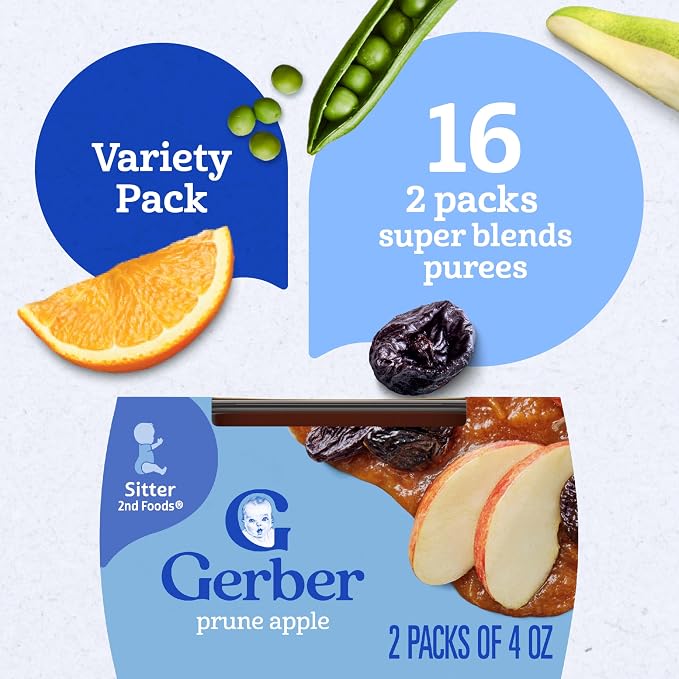 Gerber Stage 2 Baby Food, Super Blends Puree Tubs, No Added Colors or Flavors - Image 5