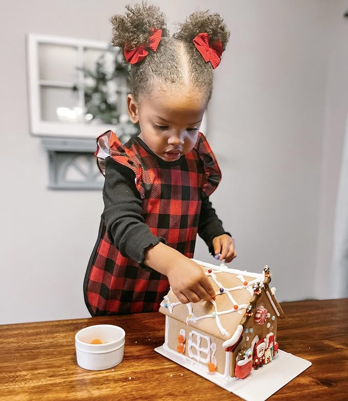 BapronBaby Flutter Red Buffalo Plaid Bapron - Image 8