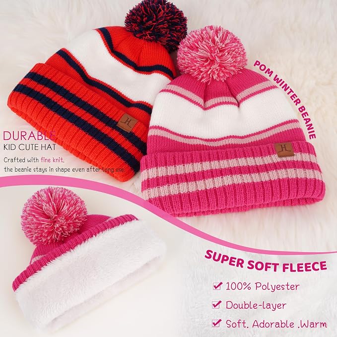 FZ FANTASTIC ZONE Kids Toddler Winter Hat Beanie - Image 3