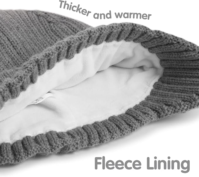 MaxNova 2 Pack Baby Beanie Toddler Winter Hat - Image 3