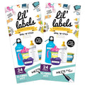 Lil' Labels, Write-On Food Labels, Waterproof Label, Self-Laminating, by LilLabels