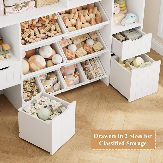 HORSTORS 55" W Toy Storage Organizer - Image 5