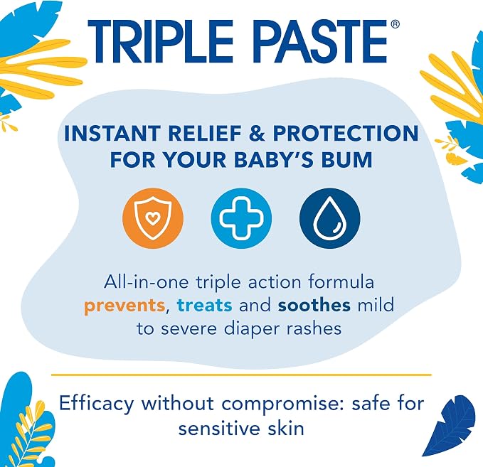 Triple Paste Diaper Rash Cream and Spatula Bundle - 16 oz Zinc Oxide Ointment - Image 5