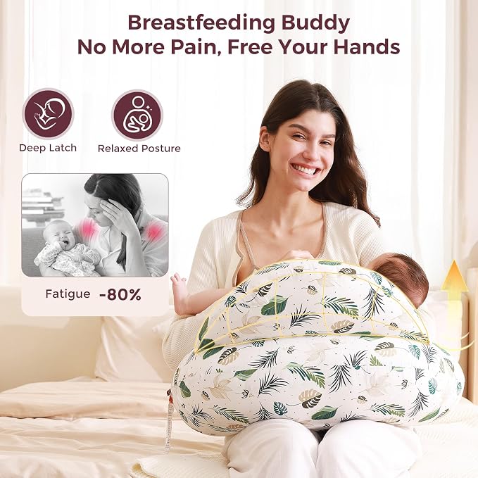 Momcozy Pioneering Safety Fence Nursing Pillow - Image 3