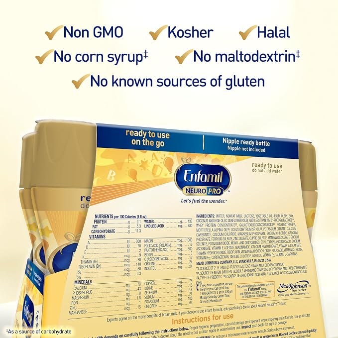 Enfamil NeuroPro Baby Formula, MFGM* 5-Year Benefit, Expert-Recommended - Image 6