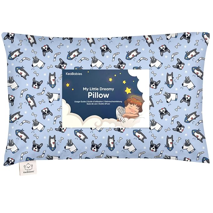 Toddler Pillow with Pillowcase by KeaBabies