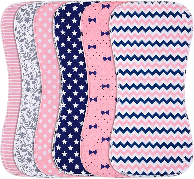 2-in-1 Burp Cloths and Baby Bibs by Benoxine
