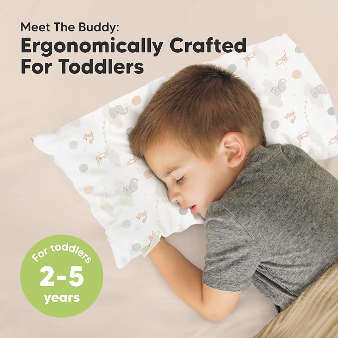 Toddler Pillow with Pillowcase - Image 2