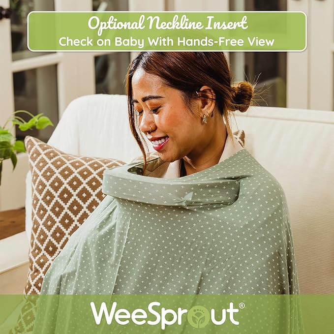 WeeSprout Nursing Cover for Breastfeeding, Feeding Cover for Breastfeeding - Image 4